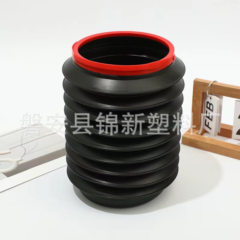 Многофункциональная телескопическая пластиковая бочка для хранения, ведро для мусора в автомобиле, складное ведро на 4 литра