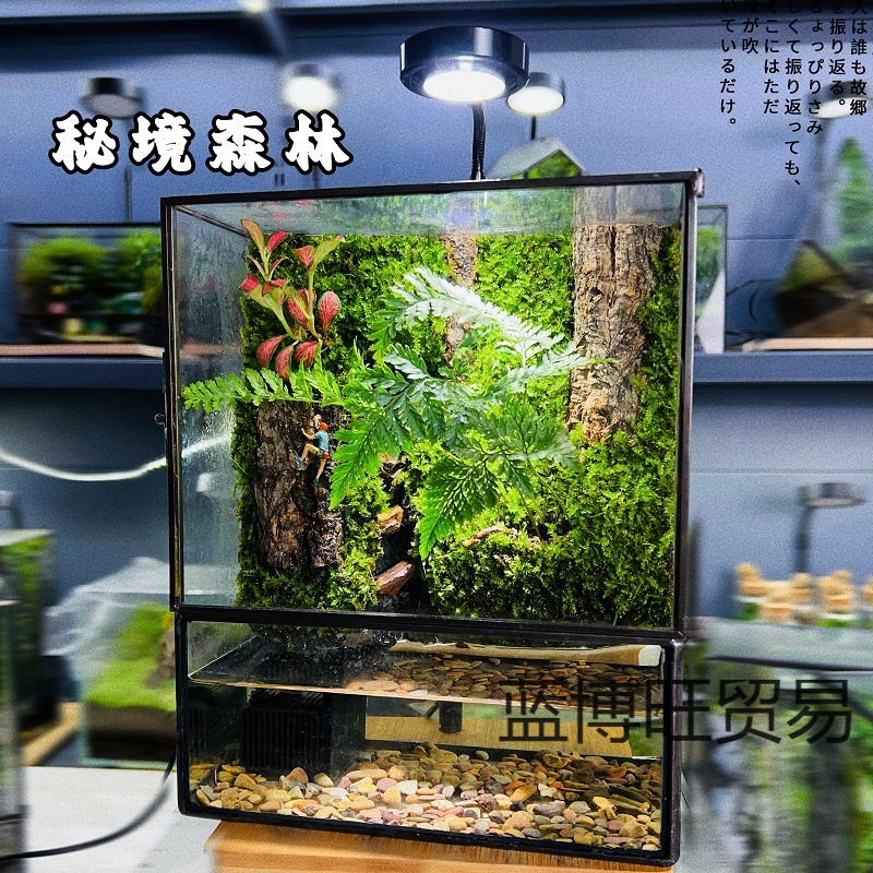 Internet Celebrity Desktop Fish Farming Flowing Water Circulation Micro Landscape Ecological Tank Office