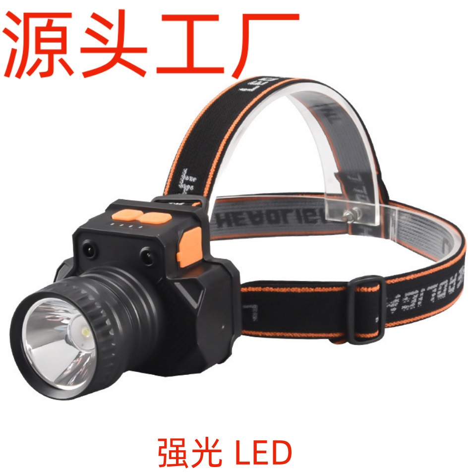 Сильный свет портативная рыболовная лампа оптом новая кросс-граница usb зарядка индукционная налобная лампа светодиодная дляOutdoor исследования