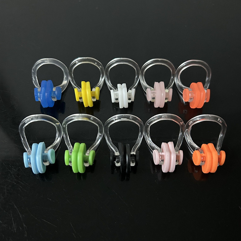 Nose Clip Swimming Swimming Gear Waterproof Silicone Adult Universal Kidsren's Anti-Slip Training Anti-Choking Water Supplies Wholesale Tpe