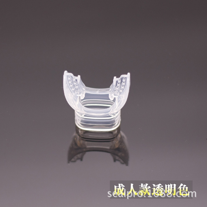 Diving mouthpiece adult children's breathing tube snorkeling secondary head biting respirator disposable diving accessories biting glue
