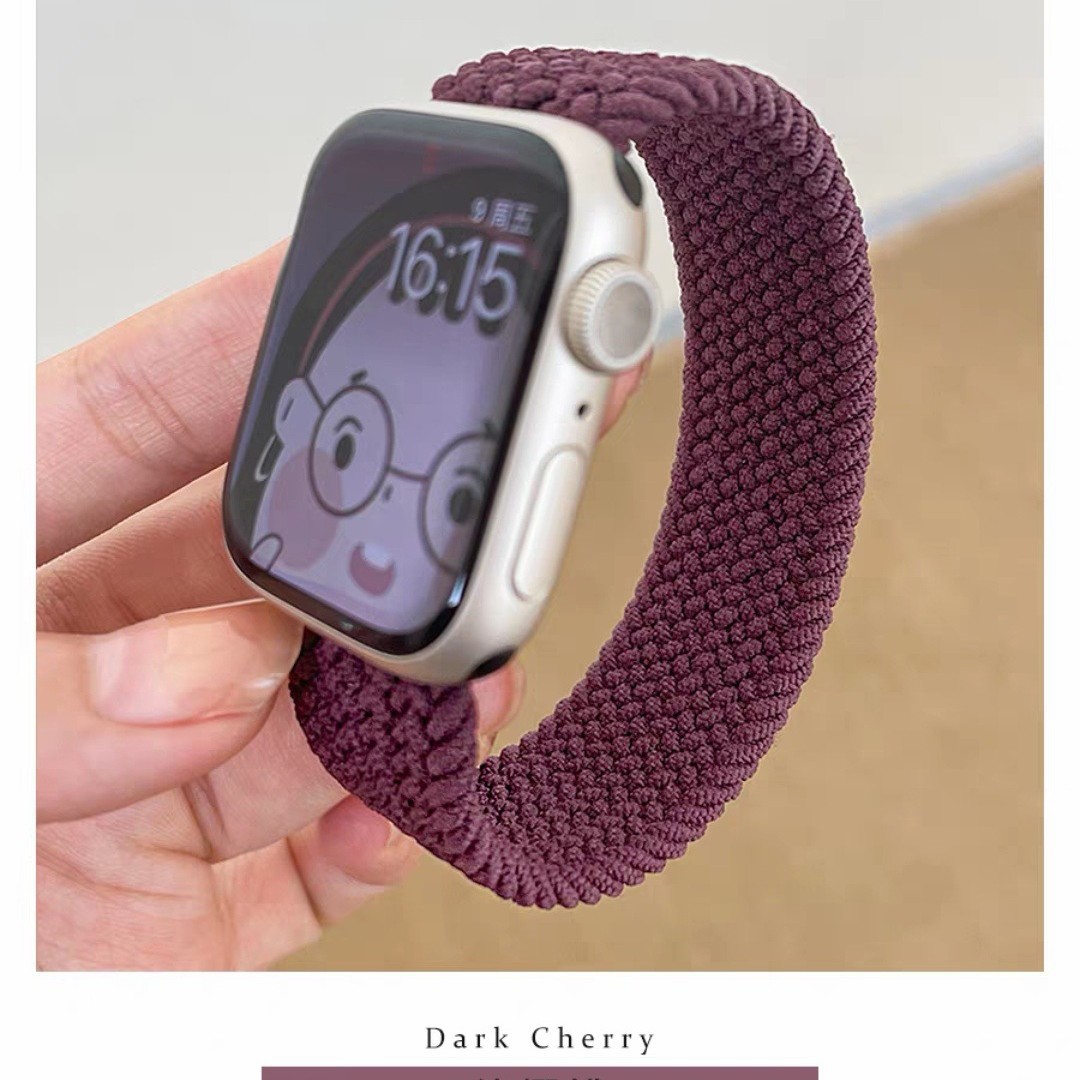 Suitable for Iwatchs9876543 Apple 38/40/41/42S (10)Mm Single-Turn Braided Elastic Strap