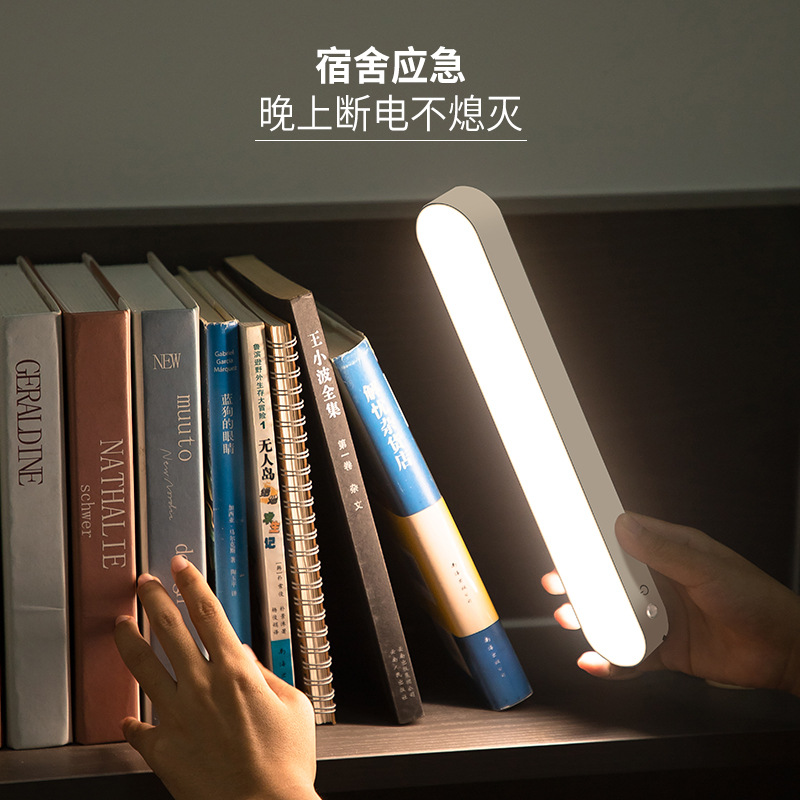 Cross-border desk lamp eye protection student dormitory adsorption led bedroom bedside USB charging magnetic cool tube sound
