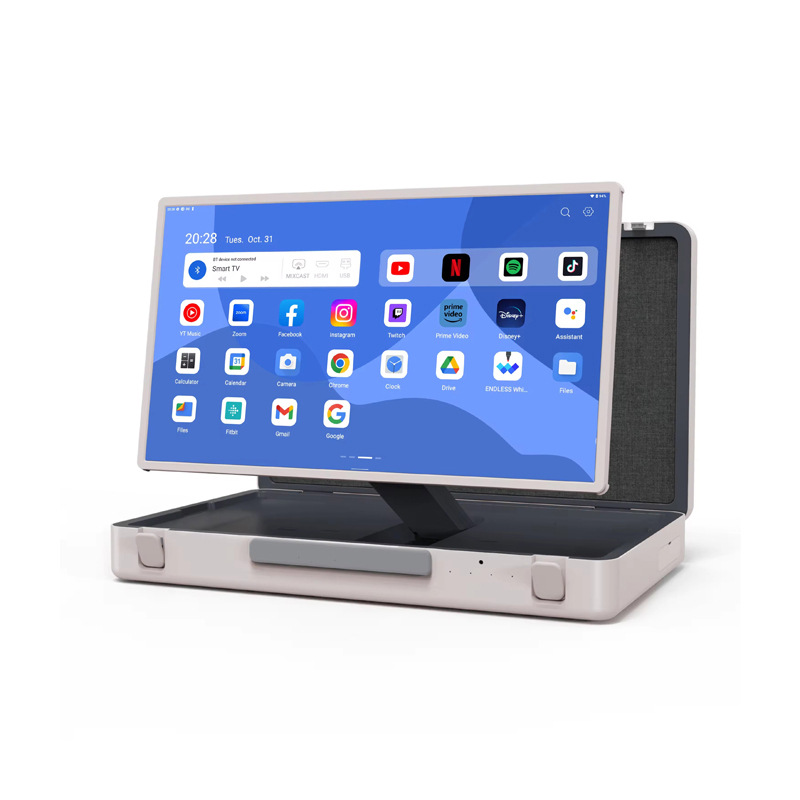 Cross-border New 27-inch Android Portable Touch Display Briefcase LED Tablet PC Suitcase All-in-One