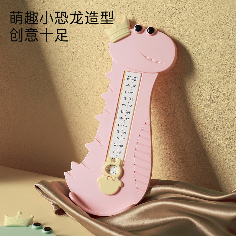 Dinosaur Foot Measurer Baby Foot Length Measuring Ruler Baby Home Accurate Foot Measurer Kidsren's Shoe Measuring Artifact Foot Length Measuring Device