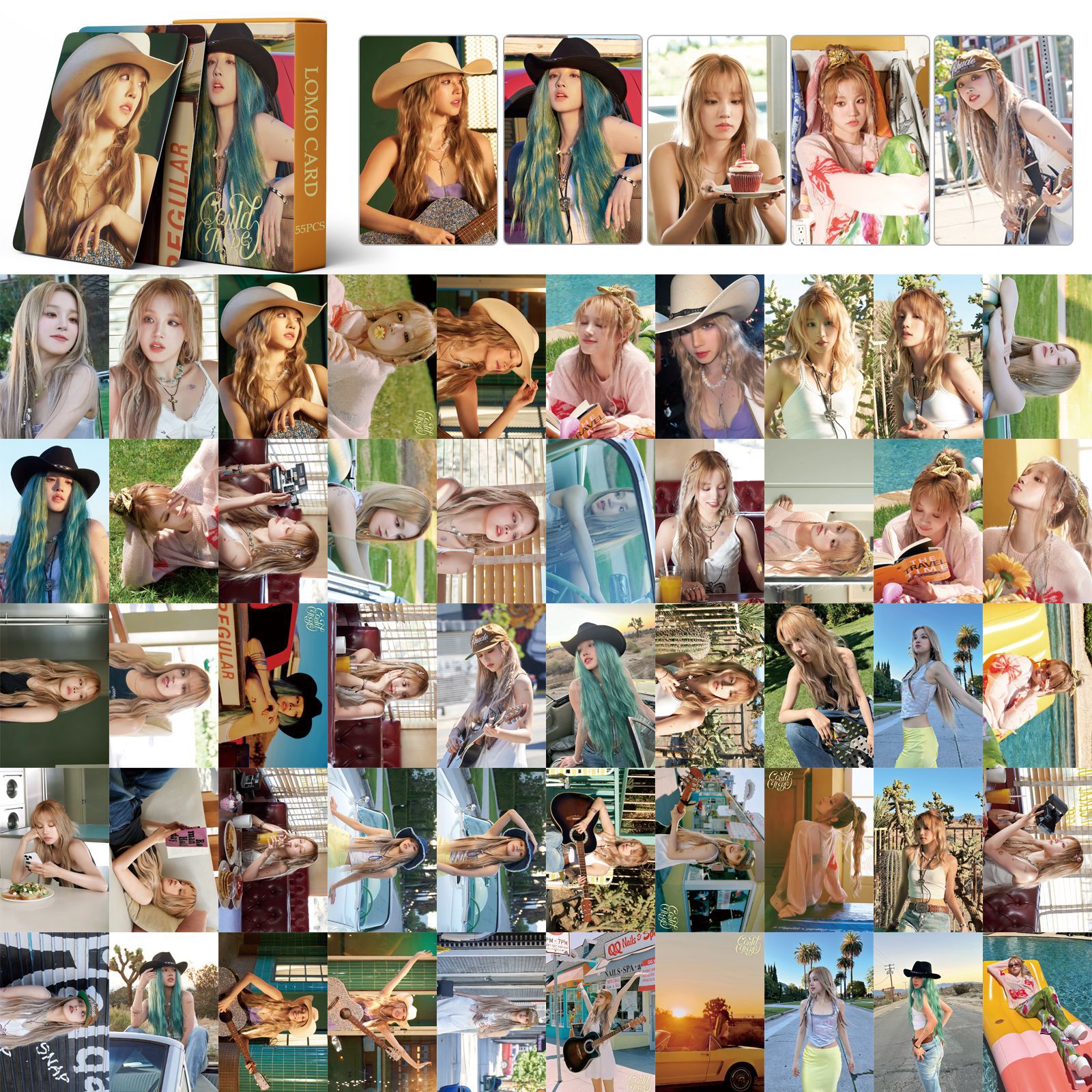 Spot 55 PIeces of GIDLE Song yuqI could It be Small Cards yuqI (g) I-dle Cards