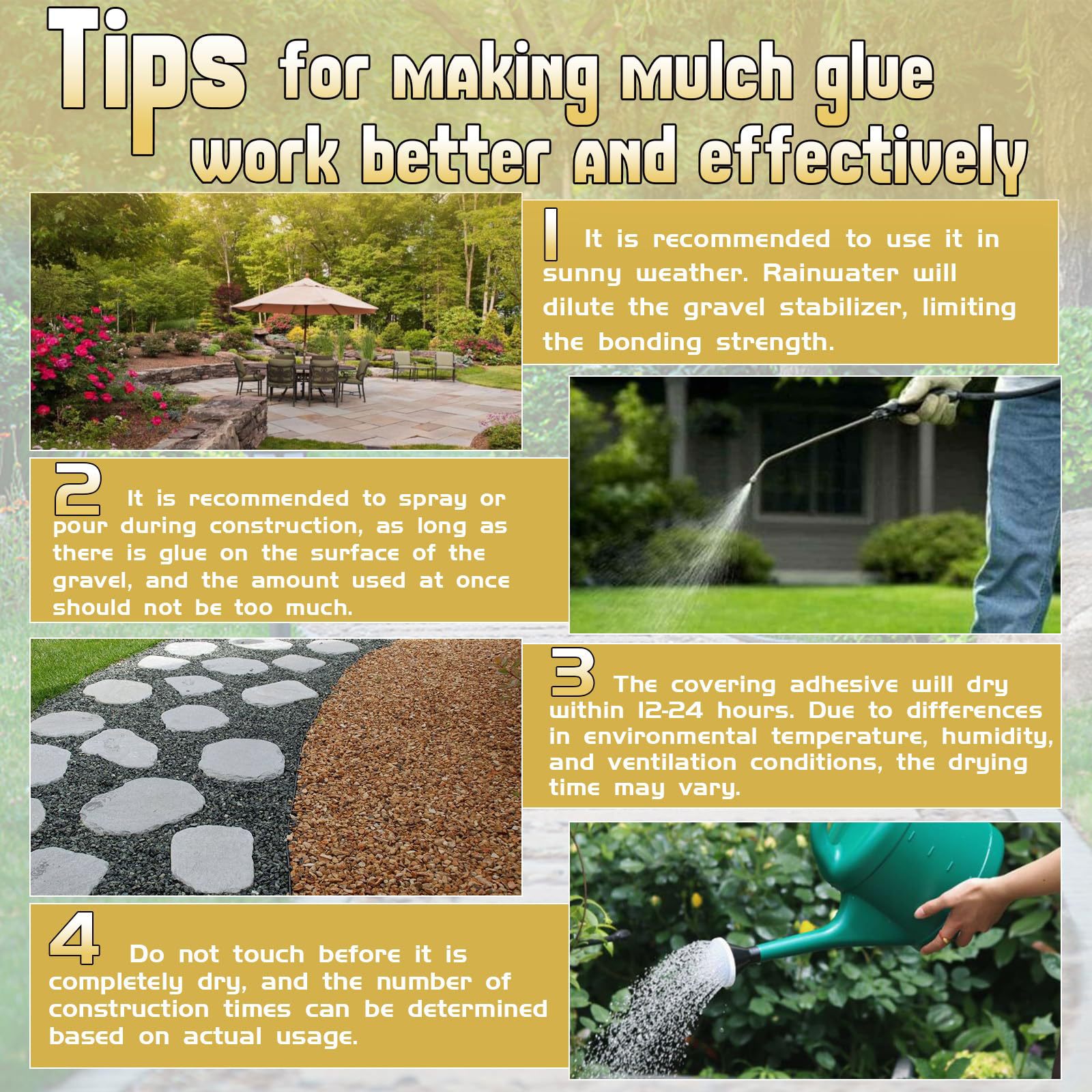 Amazon Single-Component Water-Based Lotion Water-Washed Stone Glue Rock Gravel Covering Glue Water-Permeable Pavement Glue Stone Glue