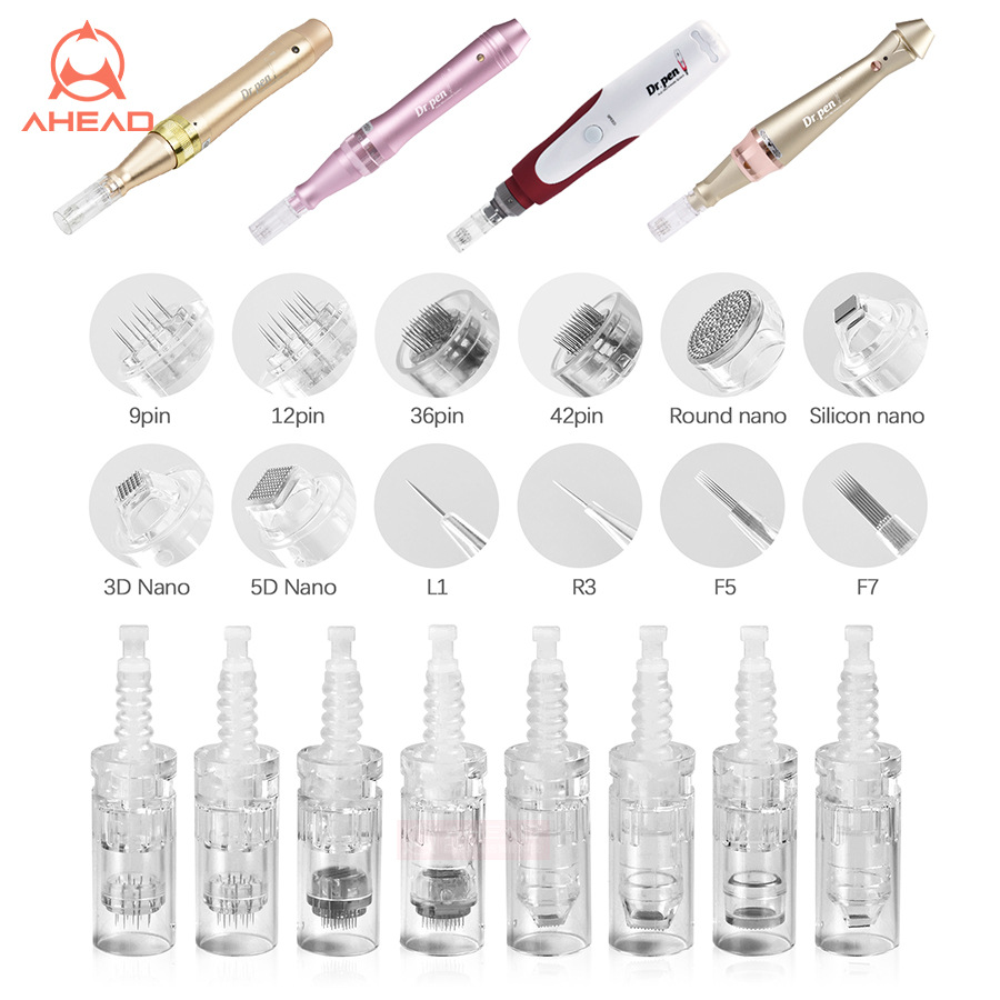 Оптовая продажа электрической микроножевой иглы белая прозрачная байонетная спиральная игла вышивальная электрическая микроножка