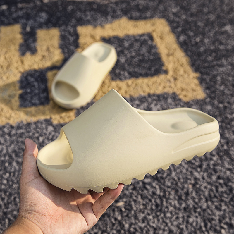 New Cross-Border Thick-Soled High-Quality Eva Coconut Slippers, Outdoor Wear-Resistant and Poop-Feeling Shoes for Women, Home Sandals and Slippers for Men