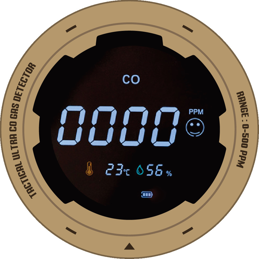 Детектор угарного газа для небольших помещений PTH-12, новый, большой объем, для кемпинга