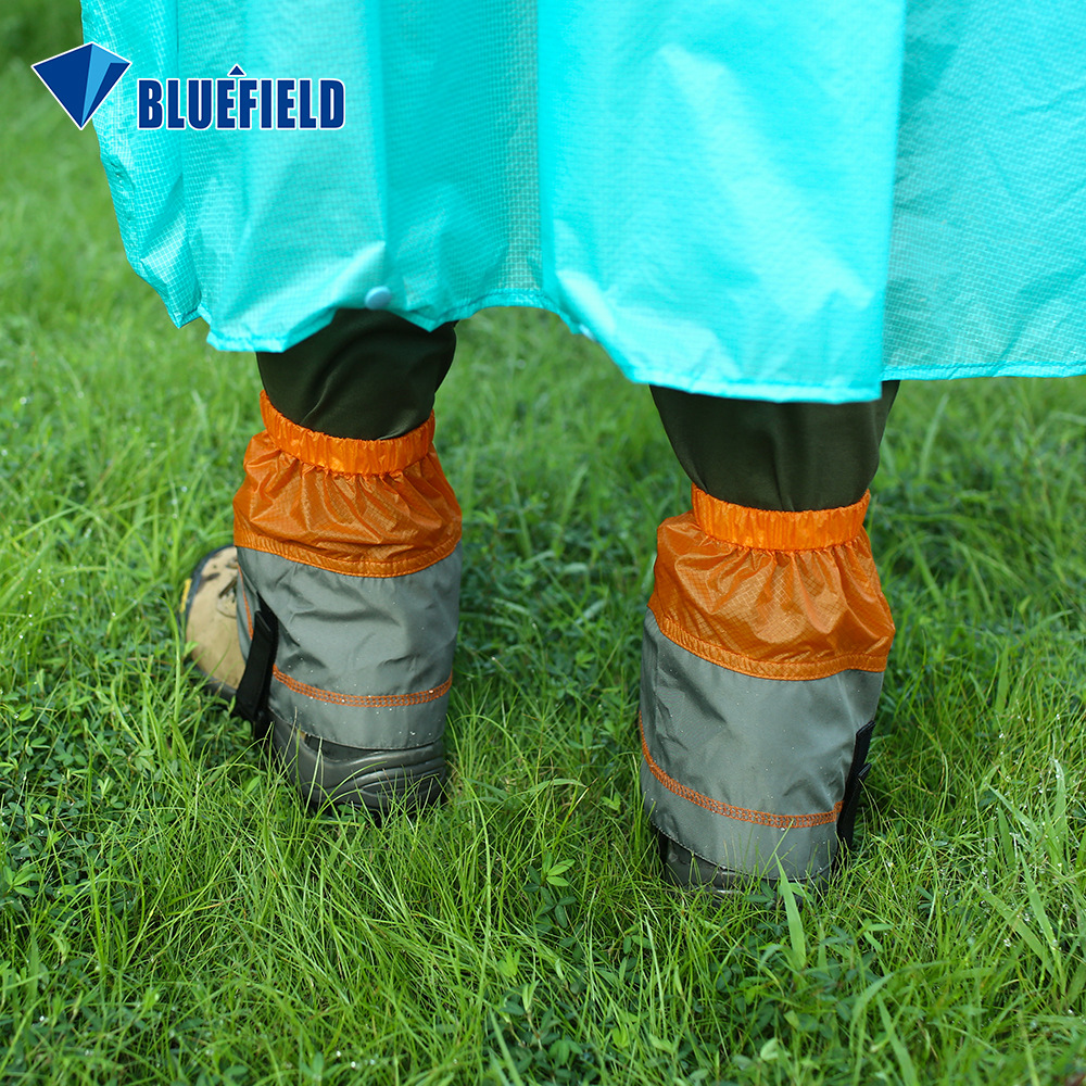 Blue Field Silicone Snow Cover Outdoor Mountain Climbing Hiking Desert Sand-proof Shoe Cover Ski Equipment Waterproof Leg Foot Cover