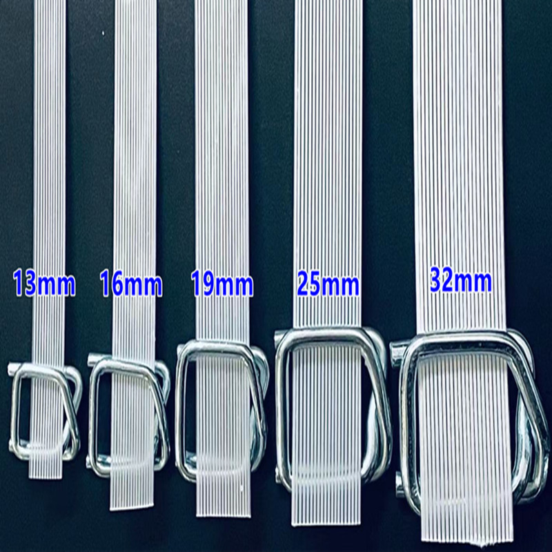 Packing buckle fiber packing buckle galvanized steel wire buckle 13.16.19.25.32.38.50 clip