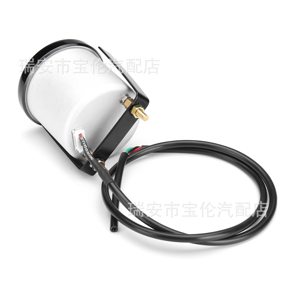 Auto Parts 2'' 52mm Oil Pressure Gauge Instrument and Sensor, with 7-Color Automotive Digital Led 0-140 Psi