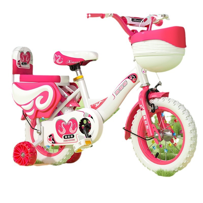 Children's Bicycles 3 Years Old 4 Years Old 5 Years Old 6 Years Old 9 Years Old Bicycles Foldableable with Auxiliary Wheels for Boys and Girls Riding Bicycles