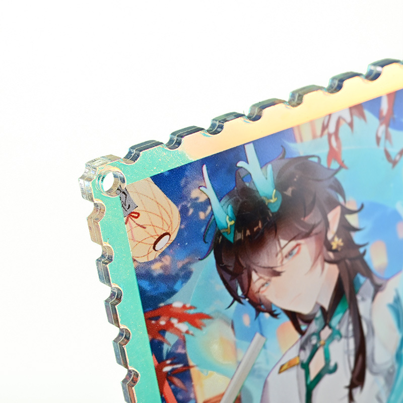 Acrylic Stand-Up Custom DIY Keychain Cartoon Rocker Custom-Made Anime Star Humanoid Pendant Ornaments