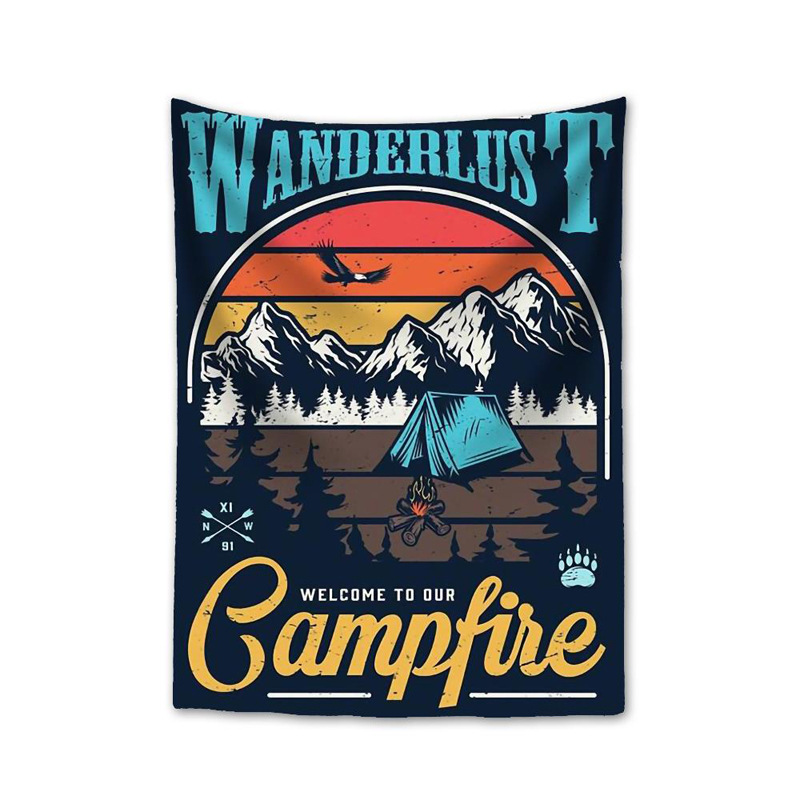 Nordic ins Room Decoration Tapestries Customized Internet Celebrity Live Birthday Background Wall Cloth Dormitory Bedside Hanging Cloth Cross-Border