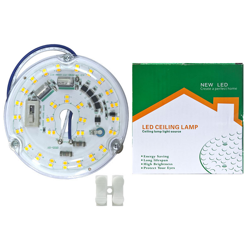 North American Ceiling Fan Light Source Module Etl Dimmable Color Temperature Adjustable Triac Dimming Fan Light Replacement Light Source Led