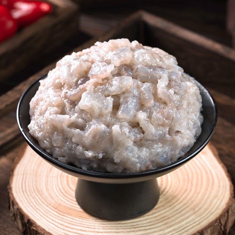 FActory Direct SAles Beibu BAy 2A green Shrimp Slide 500g HAndmAde Hot Pot Ingredients Fresh Shrimp Pure Shrimp Slide 95 Whole Box WholesAle