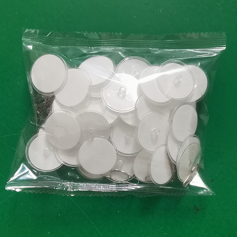 3cm 50-Pack Ceiling Hooks Transparent Traceless Suction Cup Adhesive Punch-Free Disc Strong Adhesive Hooks