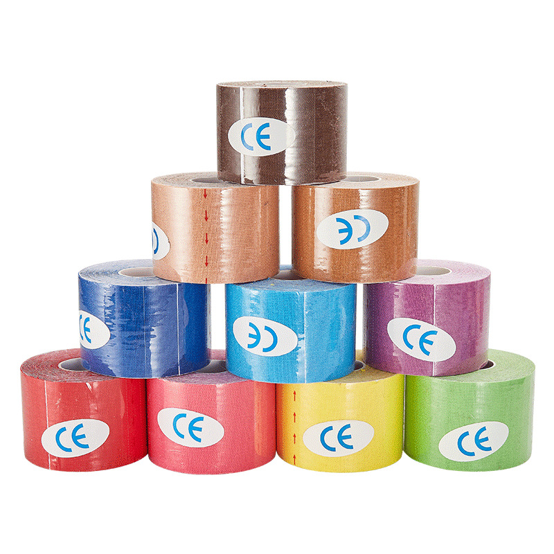 Cross-Border Popular Professional Muscle Tape Elastic Functional Kinesiology Tape Sports Tape Marathon Muscle Tape Outdoor