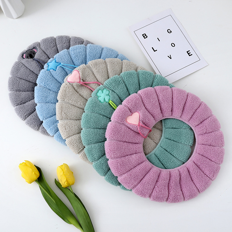 Popular Toilet Seat Covers, Household Knitted Toilet Seat Cushions, Universal for All Seasons, Winter Toilet Pads Wholesale