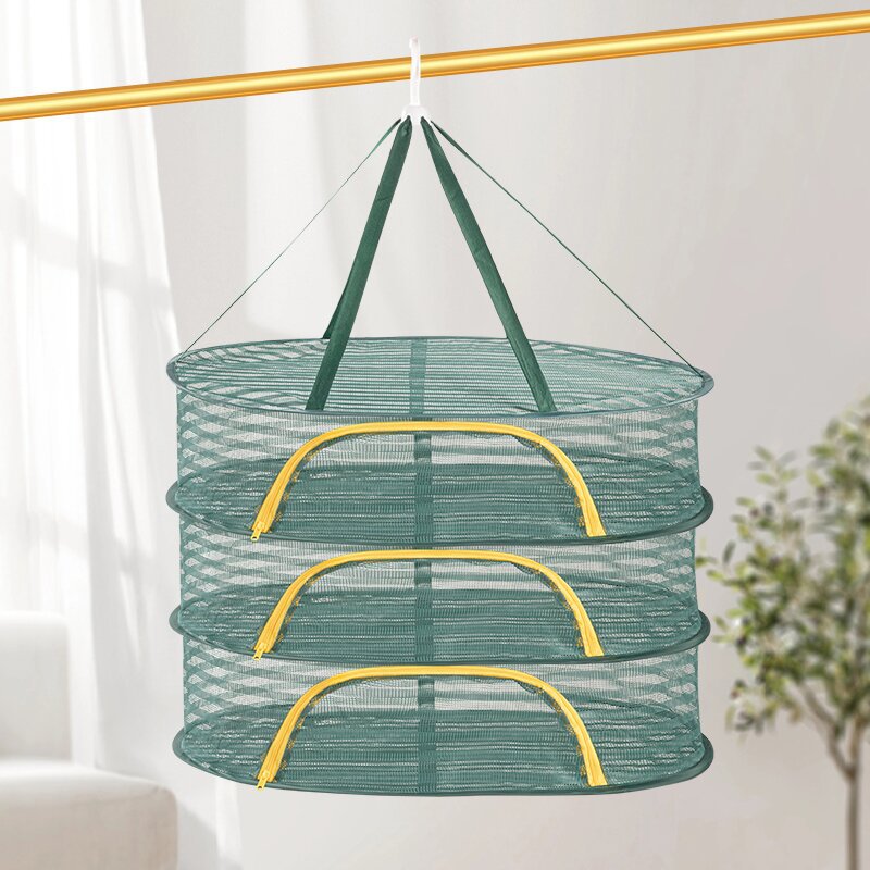 Factory Supply Cross-Border Hot-Selling Product: Drying Net for Drying Goods, Clothes Drying Basket, Drying Fish and Chili Peppers, Fully Enclosed Mosquito-Proof Wholesale