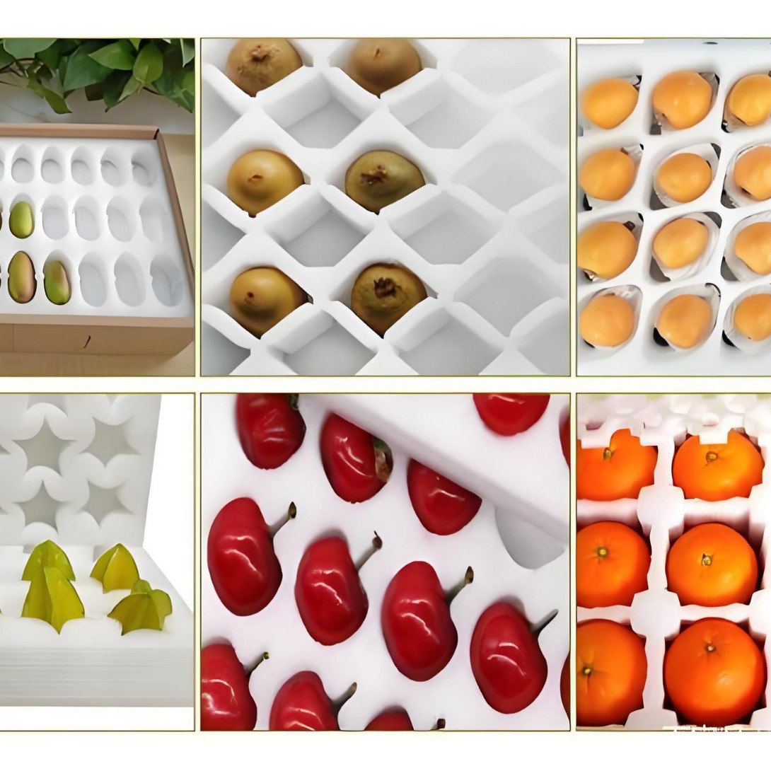 Polyurethane Sponge Sheet Customized Strawberry Lychee Packaging Sponge Thin Gasket Anti-Collision Shock Absorption Fruit Agricultural Product Protection