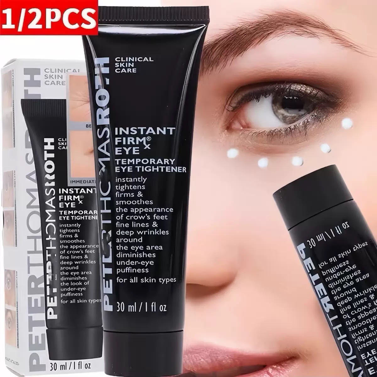 Cross-Border Tk Hot Product Peter Peter Thomas Roth Lotion Anti-Wrinkle Eye Cream 30ml Fades Fine Lines