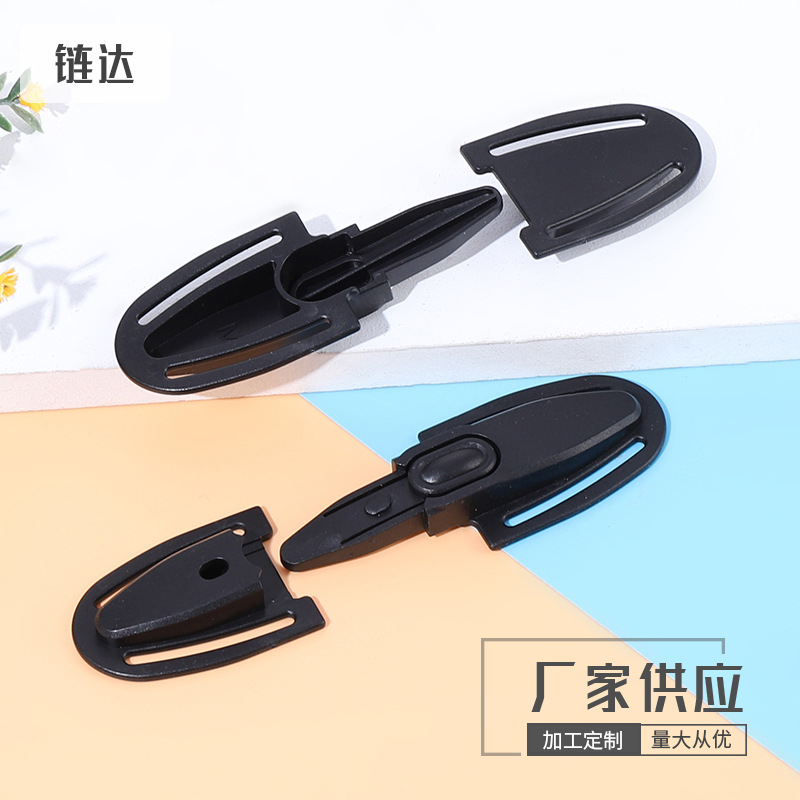 Wholesale multi-specification baby stroller plastic buckle baby stroller seat three-way buckle five-way buckle