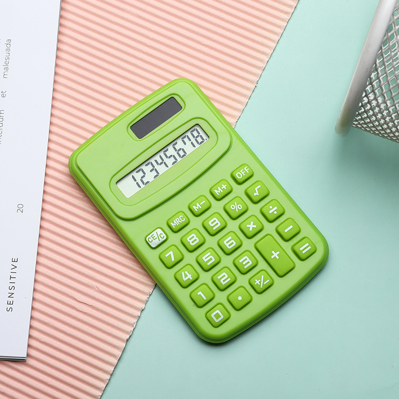 High-value calculator dopamine cute mini portable financial office computer for primary and secondary school students