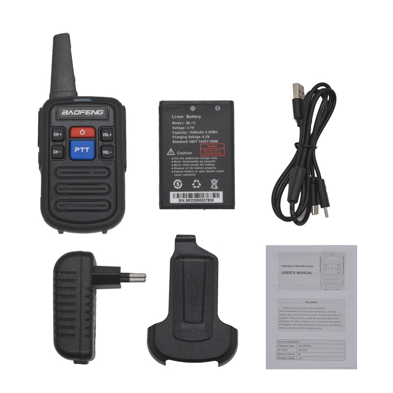 Baofeng BF-C50 walkie-talkie outdoor civil baofeng handheld handstand wireless analog walkie-talkie manufacturer approval
