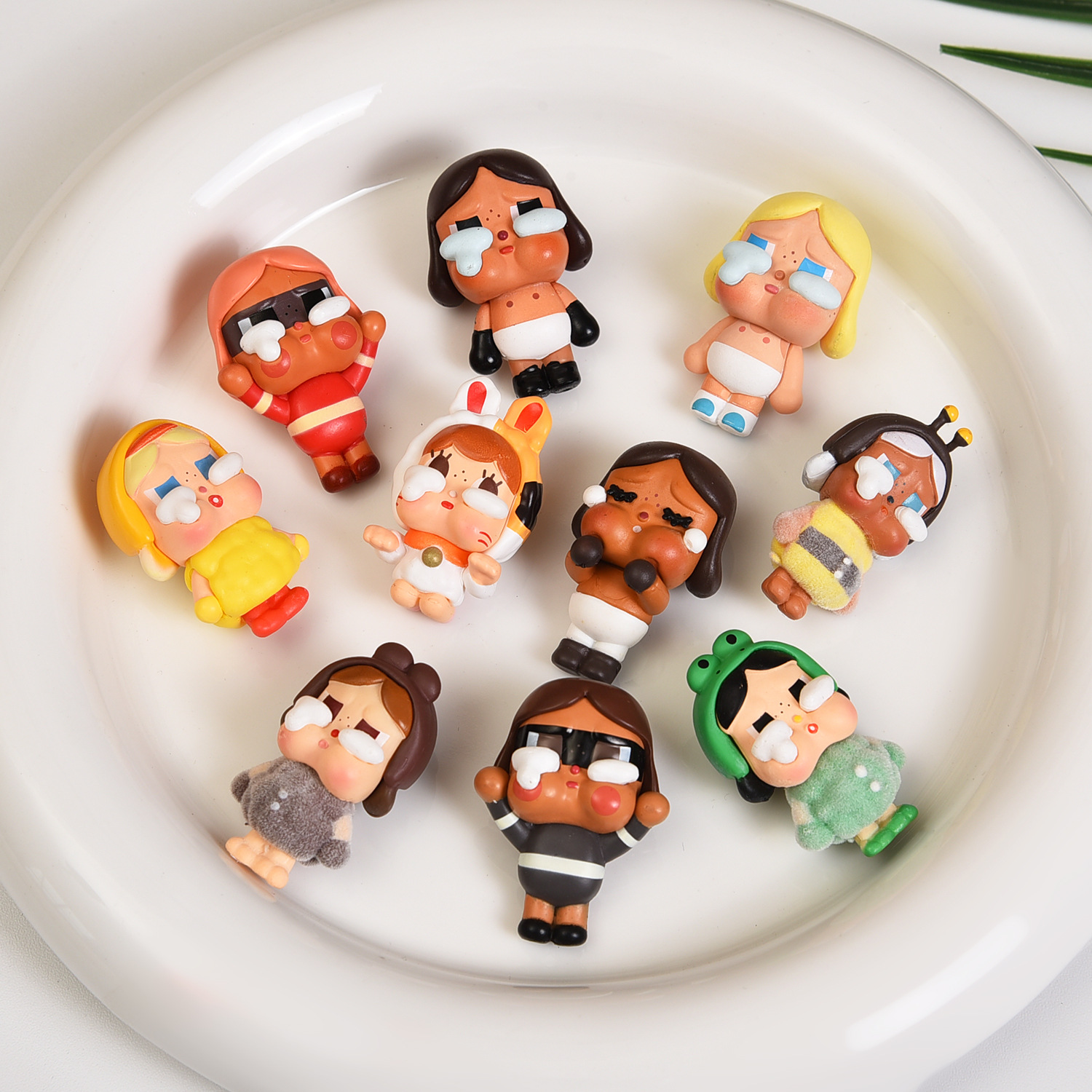 Standing Crying Baby Series Cute Modified Doll DIY Pendant Accessories Hand-Made Doll Modified Doll Blind Box Toy