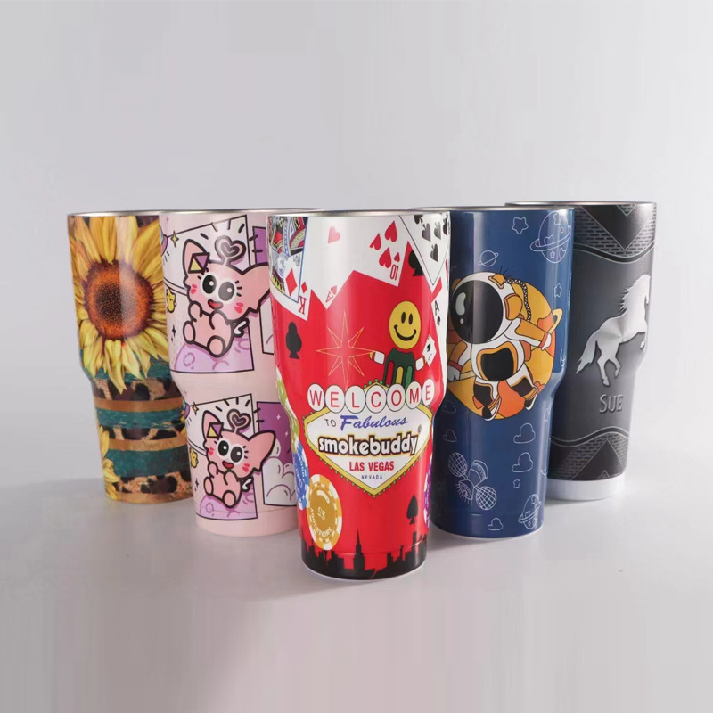 High-Speed Uv Printer Cylinder Metal Thermos Cup Car Cup Ceramic Wine Bottle High Drop Uv Printer Customization