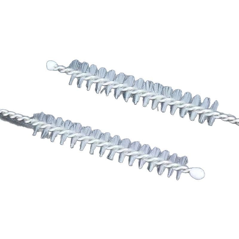 Straw Brush Manufacturer Wholesale Stainless Steel Children's Bottle and Water Cup Brush Silicone Glass Test Tube Nylon Cleaning Brush