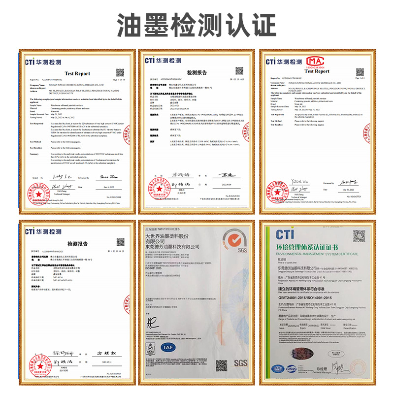 Bright Oily Nylon Fabric Shoe Bag Light-Changing Waterproof Big World Screen Printing Ink Printing Pigment Environmentally Friendly and Strong