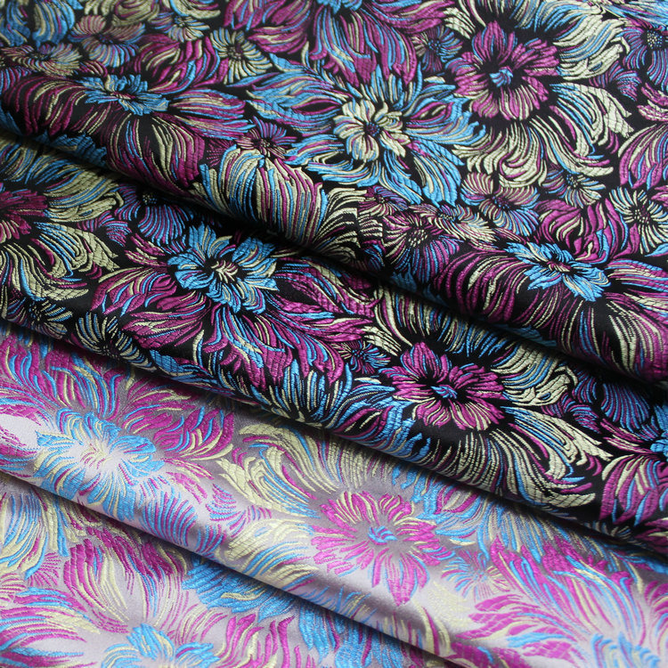 Chinese Style Cheongsam Cotton-Padded Jacket Children's Clothing Baby Clothes Han Dynasty Mongolian Robe Silks and Satins Fabric Jacquard Brocade Silk Fabric