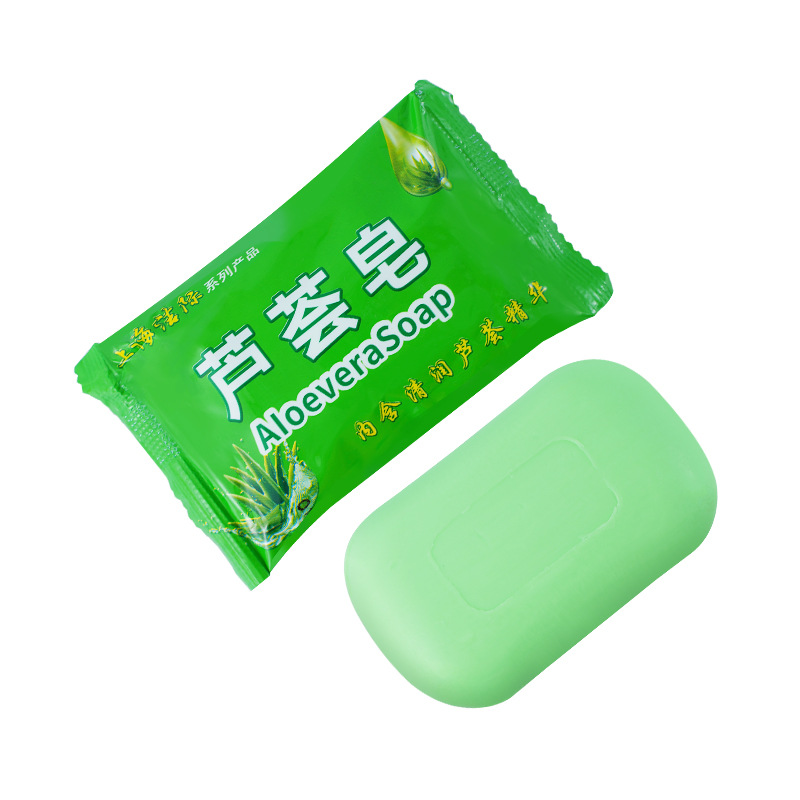 Aloe vera soap wash face Bath Shampoo home moisturizing bath soap hand washing soap whole box cleaning soap wholesale