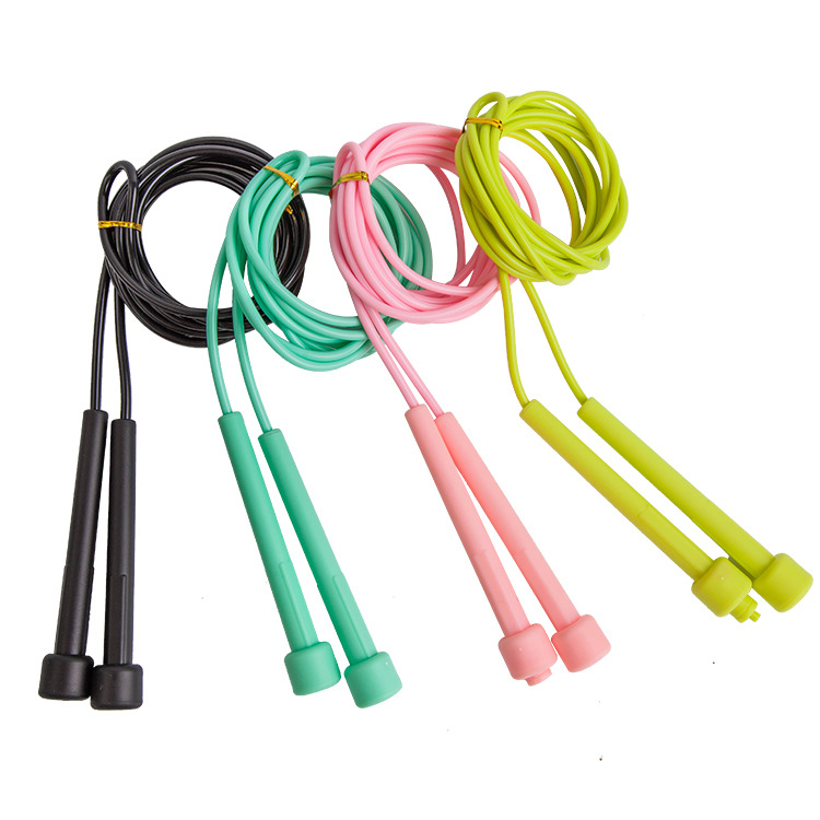 Macaron men and women fitness rope skipping children's school examination professional color non-slip pen middle school student pvc rope skipping