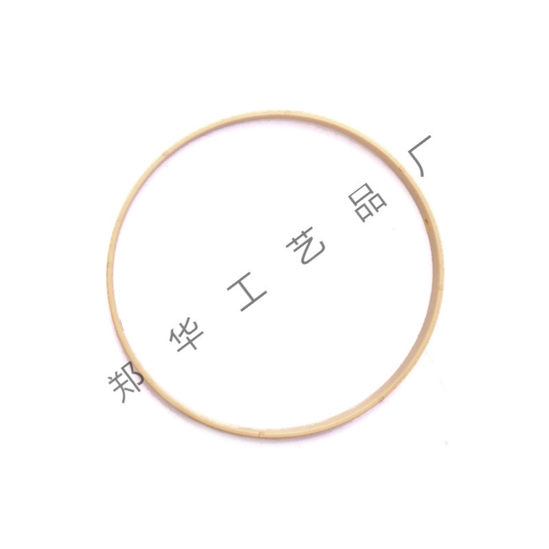 Imitation bamboo inner ring dream catcher net lantern plastic round fan frame accessories skeleton DIY crafts perforated antique lantern