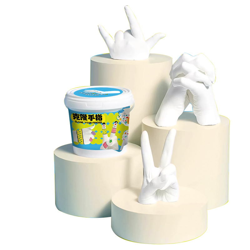 Clone Finger Student DIY Handmade Finger Plaster Model Science Experiment Educational Toy for Boys and Girls Children's Day