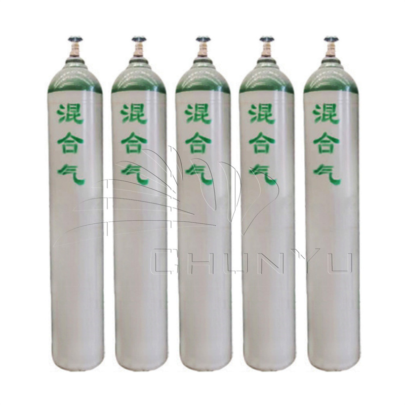 New Spot Hydrogen and Argon Mixed Gas Seamless Cylinder Standard Substance Renewable Gas Argon and Hydrogen Mixed Gas Wholesale