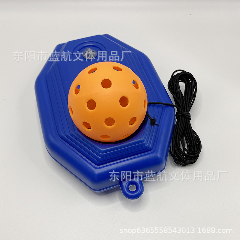 2023 cross-border hot sale pick ball trainer single pick ball training ball 40-hole high elasticity rebound trainer