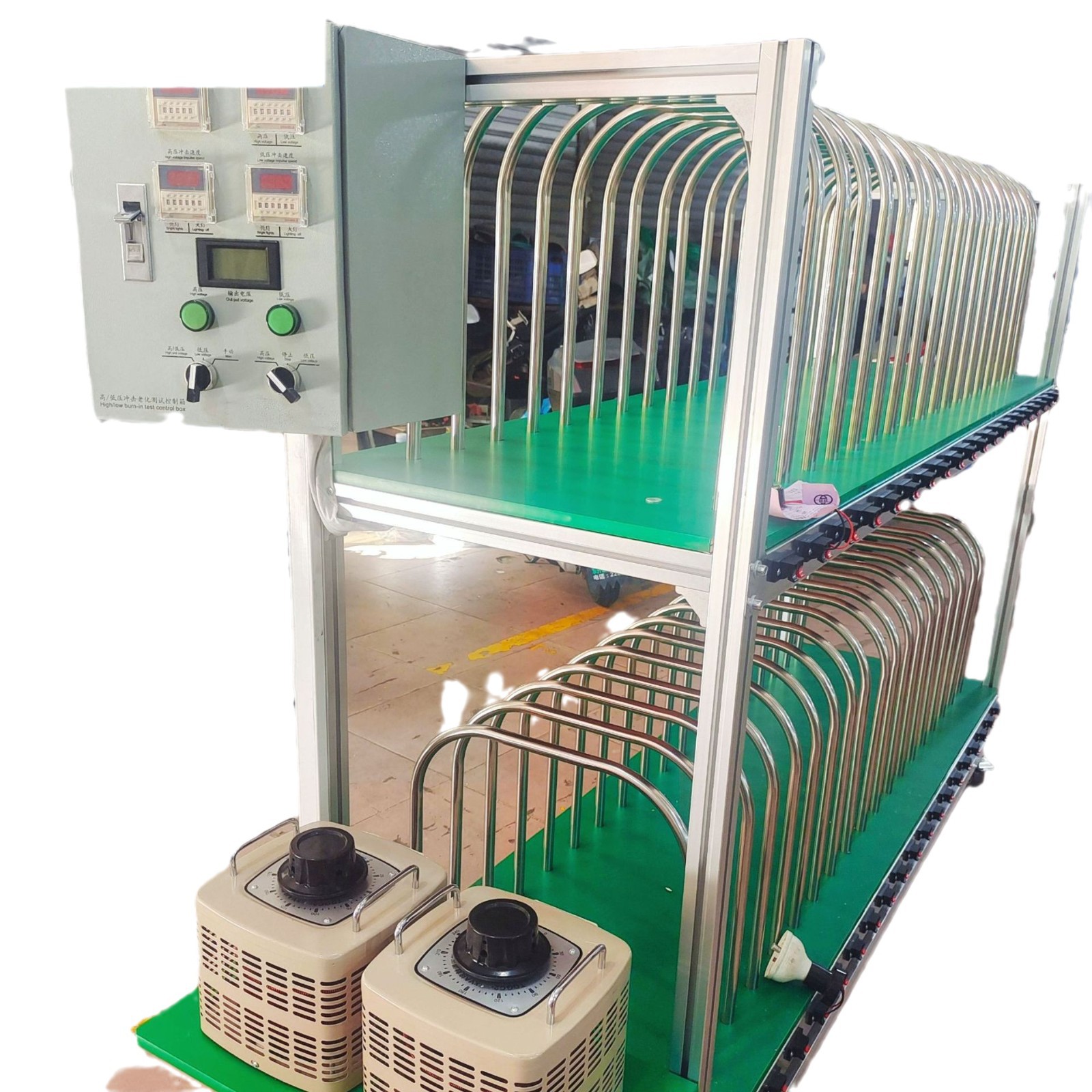 Removable anti-static LED panel lamp aging rack factory direct classroom lamp fan lamp aging rack