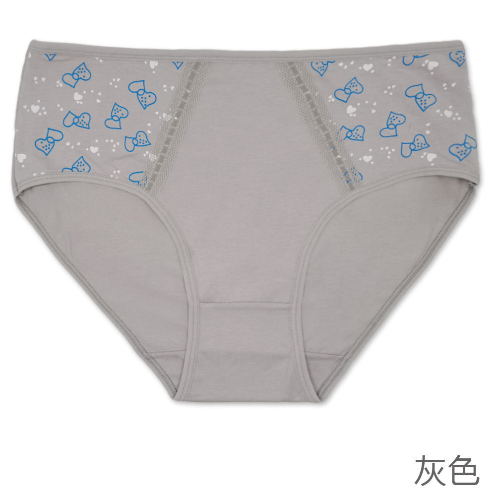 Foreign trade women's plus size printed underwear women's plus size Mummy pants wholesale cross-border manufacturers supply cotton underwear wholesale