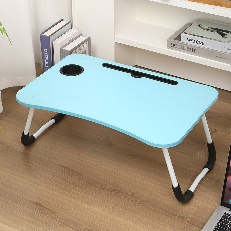 in stock Wholesale Bed Folding Table Bay Window Computer Desk Simple Home Dormitory Lazy Desk Student Writing Desk
