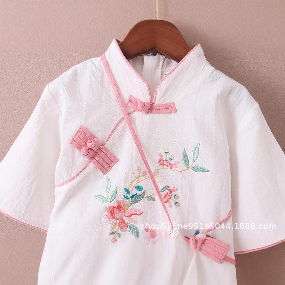 Children's antique Hanfu 3 suit 2025 spring and summer Chinese style boys and girls performance clothing Tang suit performance clothing wholesale