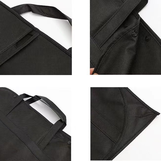 Manufacturer's Ready-Made Suit Bag Non-Woven Waterproof Clothing Dust Cover Clothing Dry Cleaning Shop Wedding Dress Coat Logo