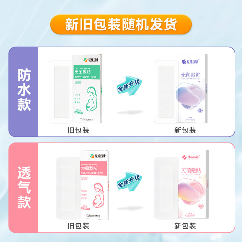 Tuoneng Medical Aseptic Application for Cesarean Section Wound Protection Patch Breathable Patch for Postoperative Cutting Mouth Patch for Maternity