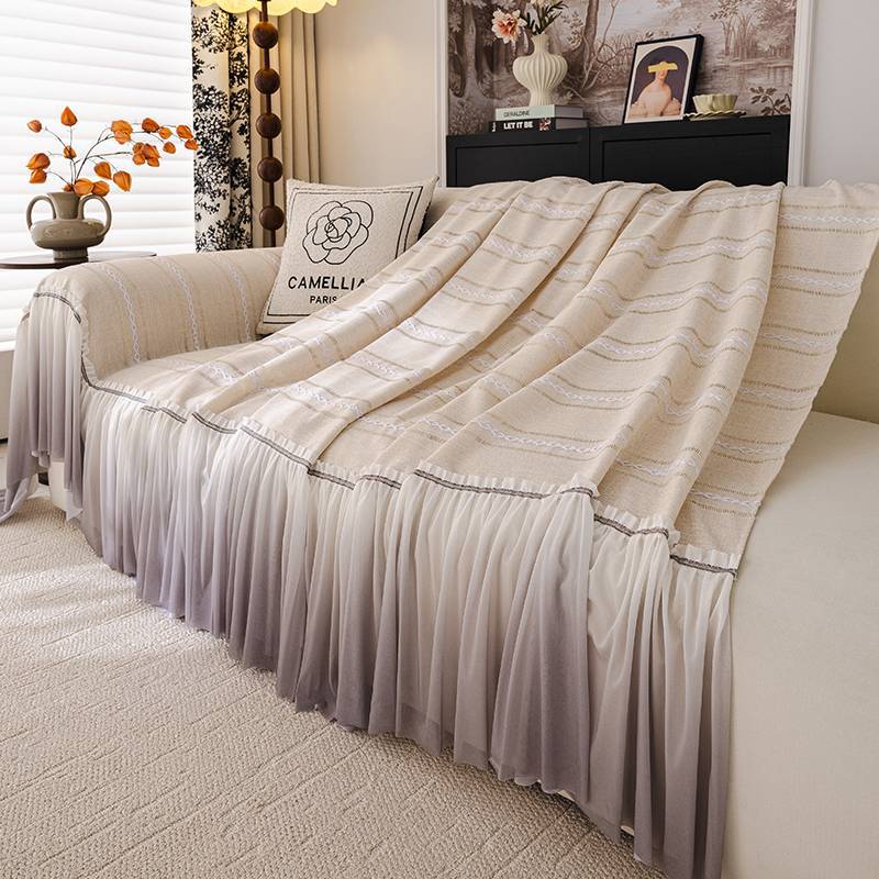 2025 New Four-Season Fresh Imitation Cotton and Linen Sofa Towel-Su Mo