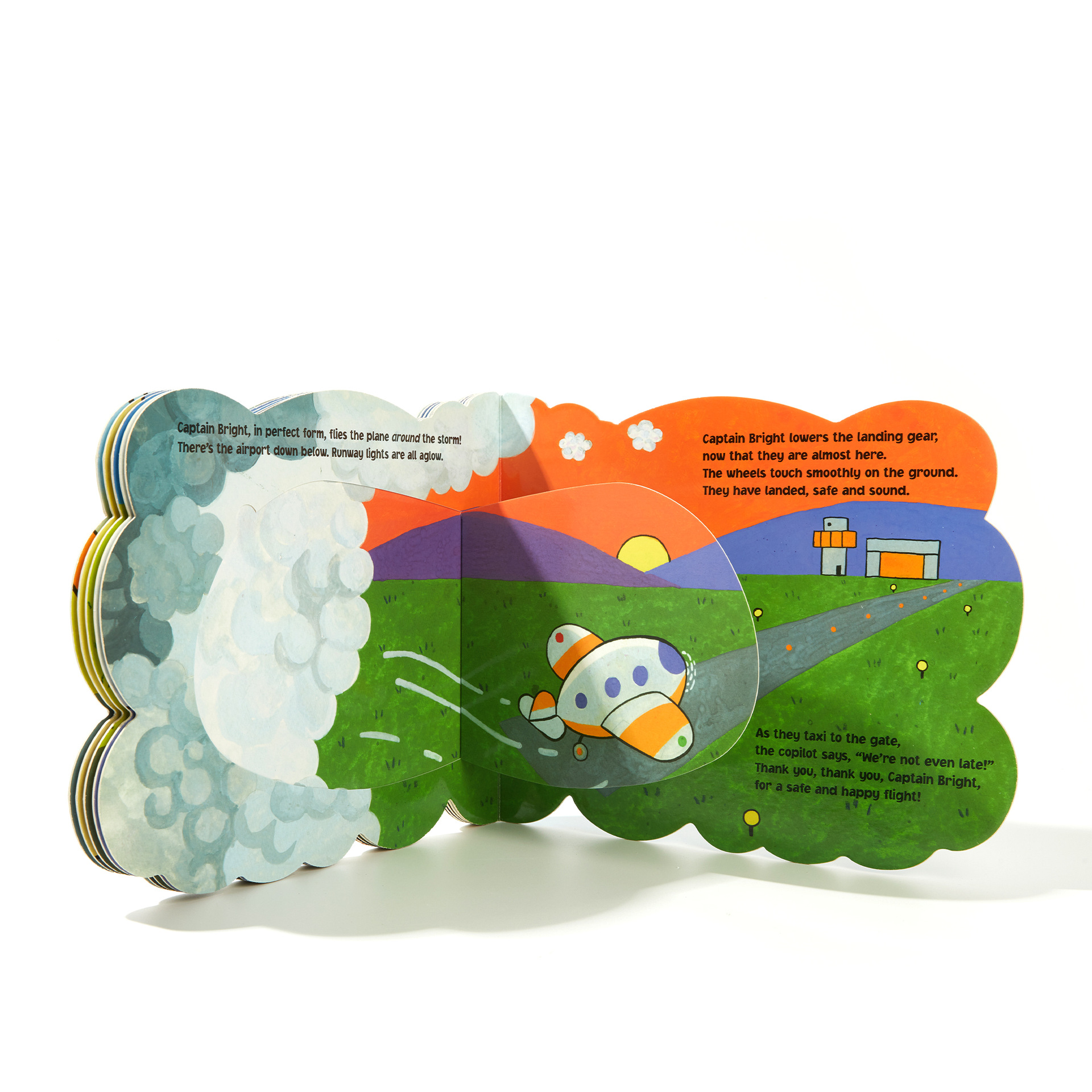 Custom printed children's special-shaped book flip book hole book toy point reading various craft books